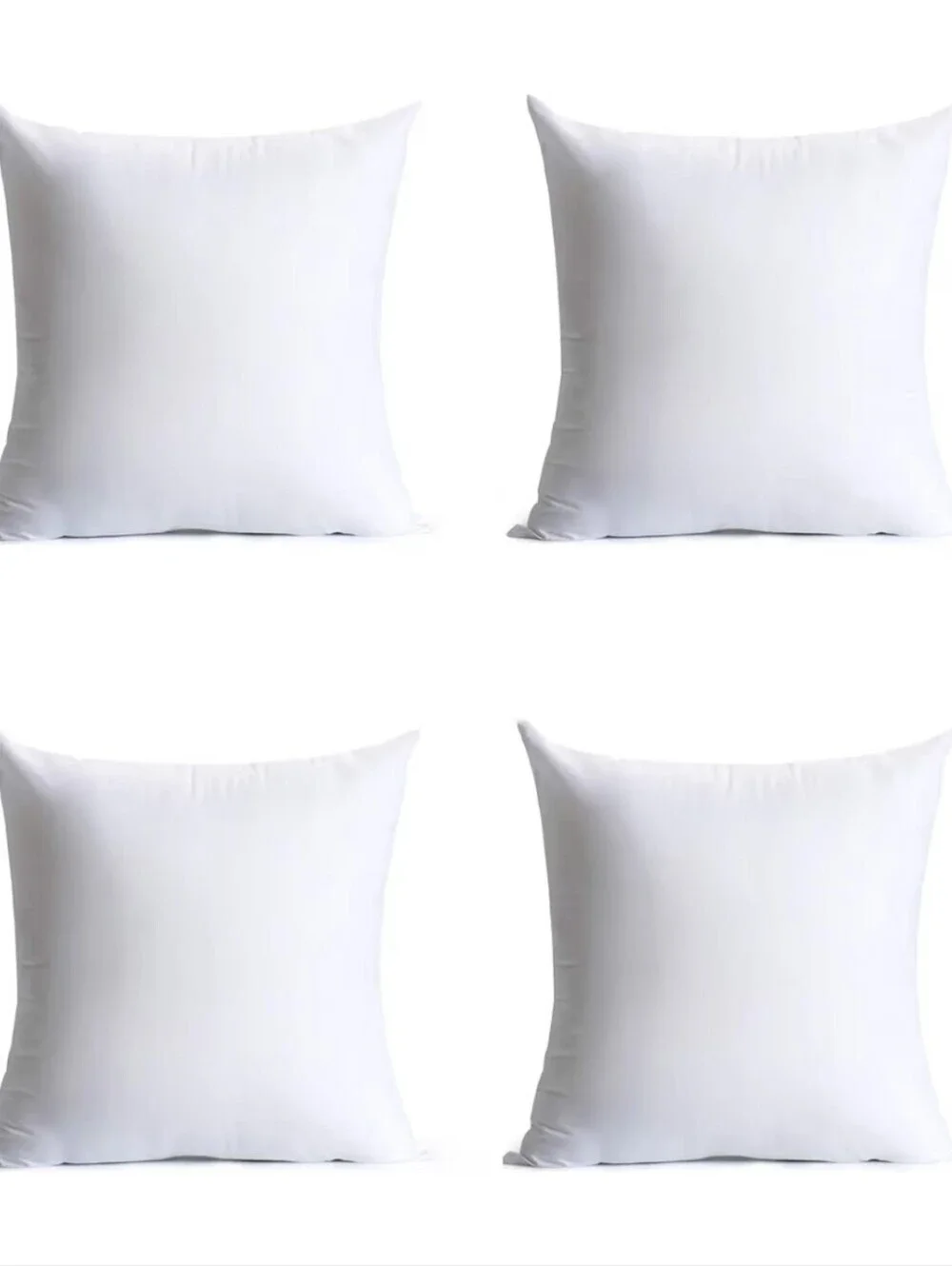 Set of 4 Inspirational Scripture Throw Pillow Covers - INCLUDES  4 INSERTS
